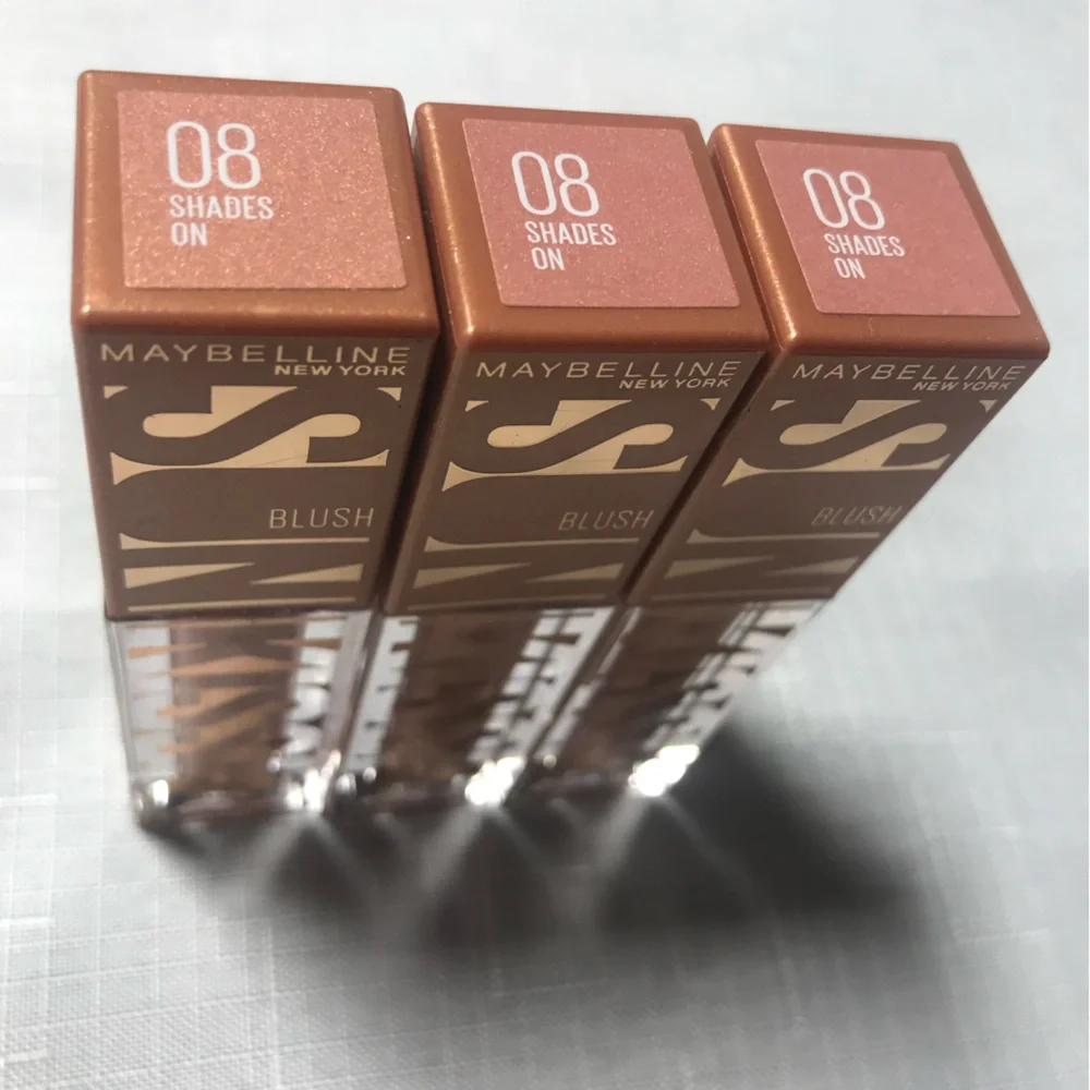 3 Bundle MAYBELLINE Sunkisser Multi-Use Liquid Blush & Bronzer 08 Shades On Glow